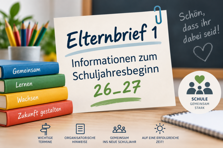 Elternbrief 1 Informationen zum Schuljahresbeginn 26_27