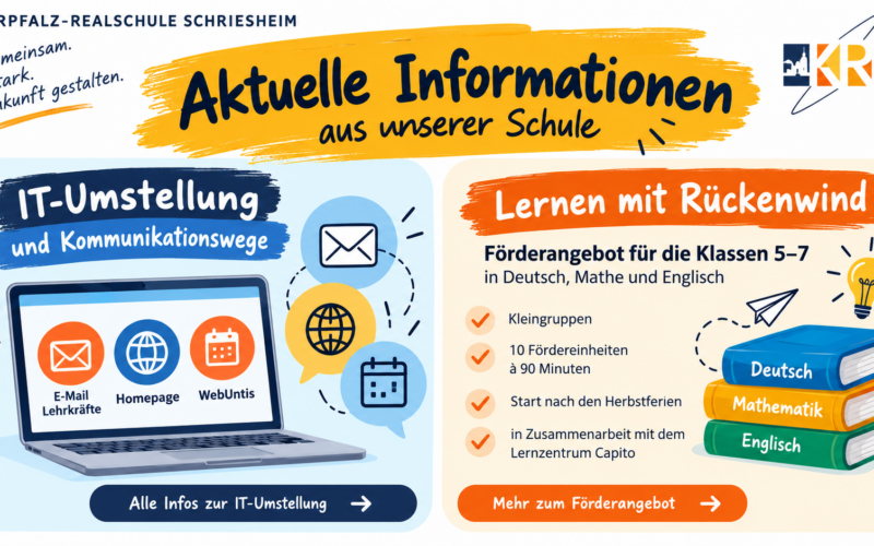 Beitrag: Elternbrief IT-Umstellung/Sekretariat/Förderplatz